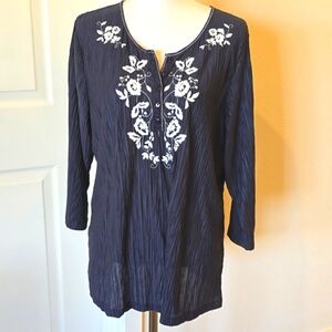 🍃 NWT Soft by Avenue women's tunic top shirt Sz 18/20